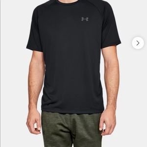 MENS UA Tech™ 2.0 Short Sleeve - Large/Black